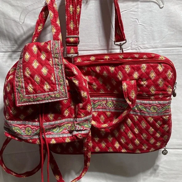 NWT Saks 5th Avenue Laptop Bag and Backpack Set - Picture 1 of 11